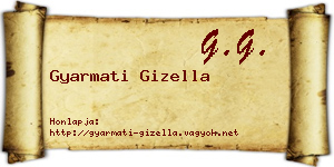 Gyarmati Gizella névjegykártya